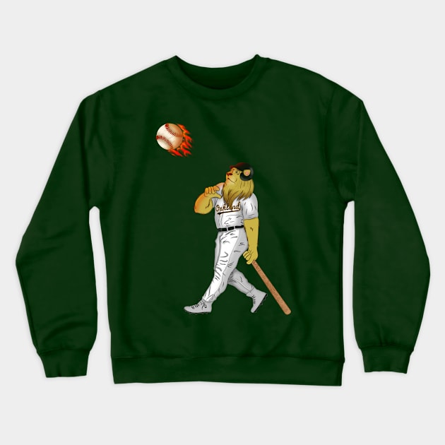 Oakland baseball Crewneck Sweatshirt by WorldSportsCulture